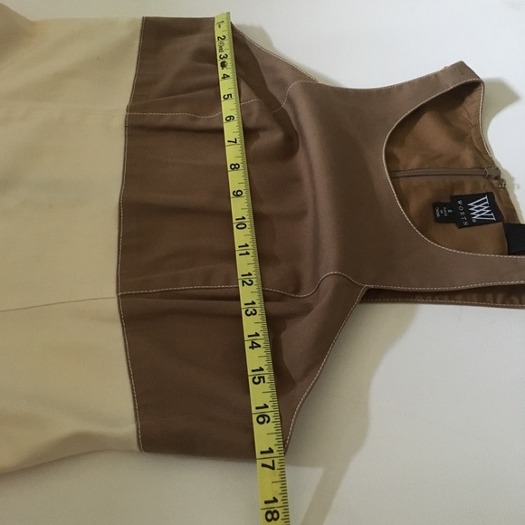 WORTH Colorblock Classic Dress, Sz 6 - Picture 8 of 8